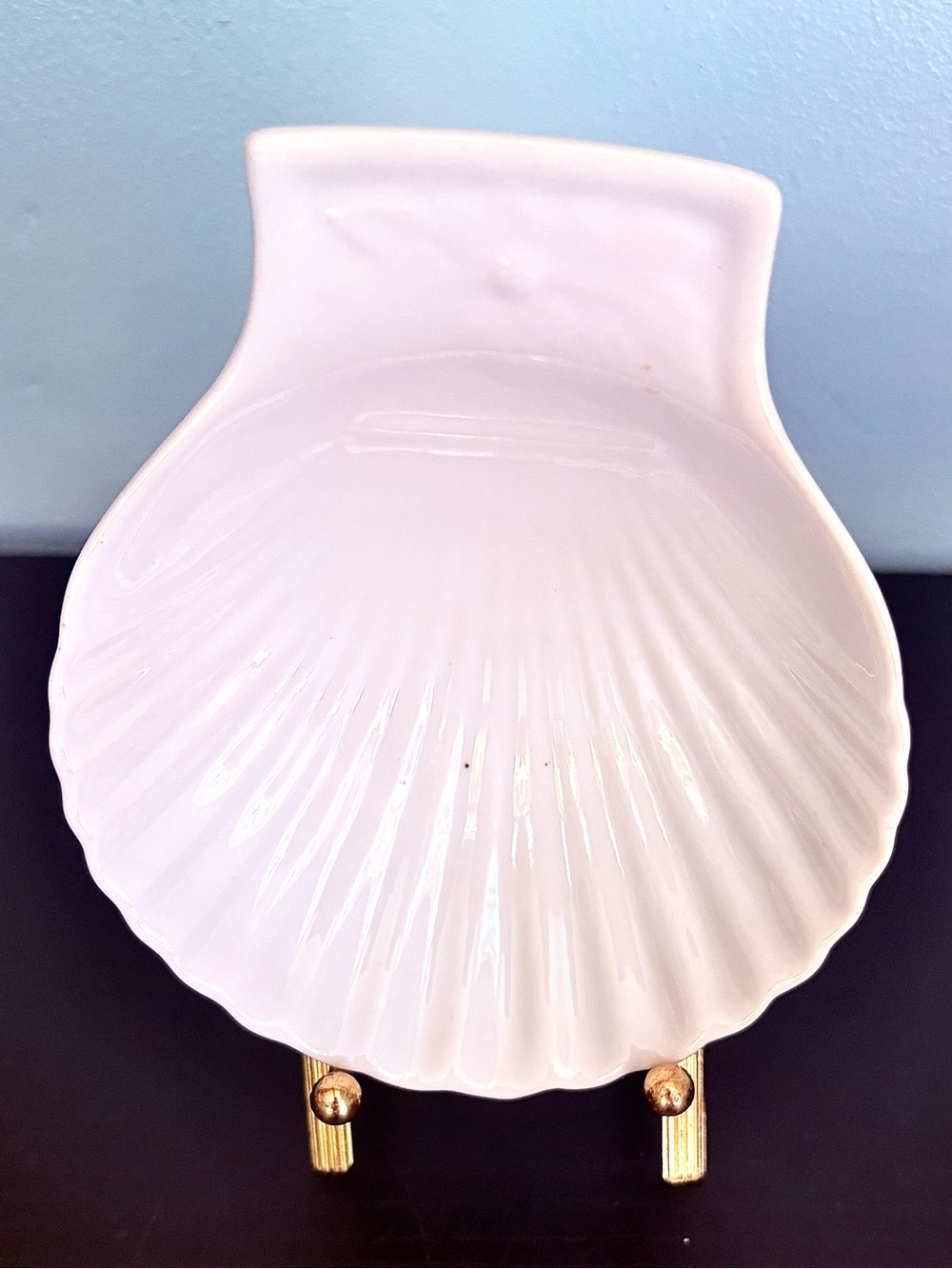 Scallop Shell China Plates - Set of 4 - Picture 5 of 10